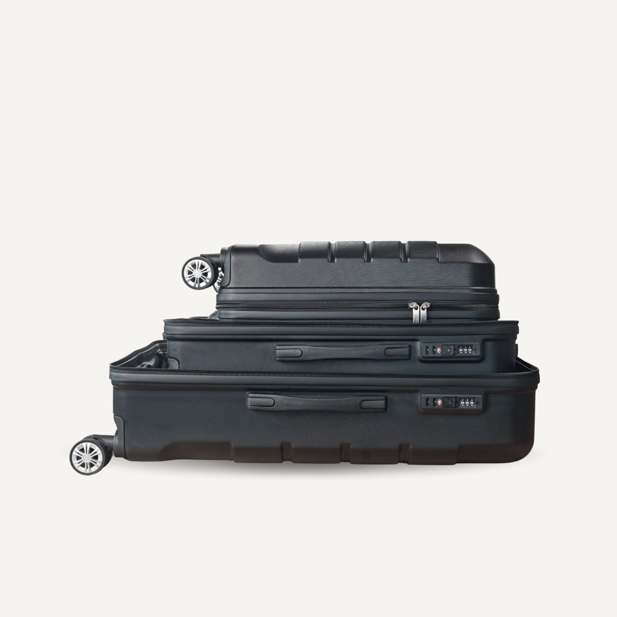 Black Medium Check - In Suitcase - Fly First